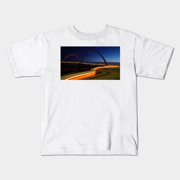 Elizabeth Quay Kids T-Shirt by James Mclean